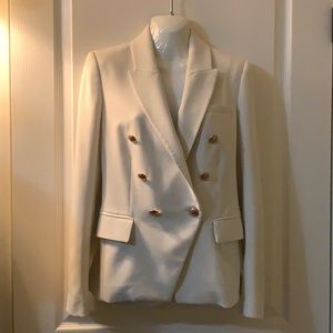 Authentic L’Agence Kenzie blazer in ivory